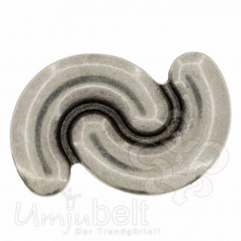 Design Gürtelschnalle Pipes silber von Umjubelt