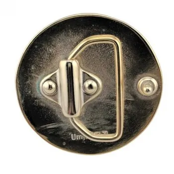 Design Belt Buckle Tangle gold from Umjubelt - back