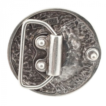 Preview: Design Belt Buckle Ammonite silver from Umjubelt - back