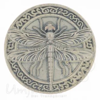Design Gürtelschnalle Libelle creme von Umjubelt