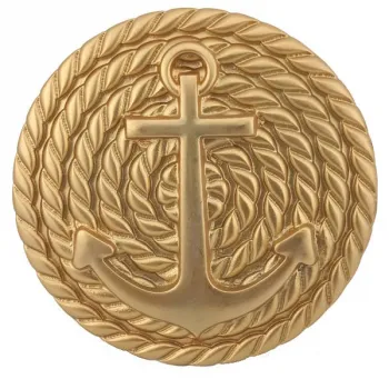 Design Gürtelschnalle Ankerseil in gold von Umjubelt
