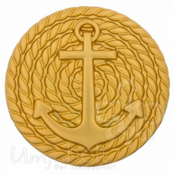 Design Gürtelschnalle Ankerseil in gold von Umjubelt