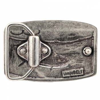Preview: Design Gürtelschnalle Fischdose von Umjubelt