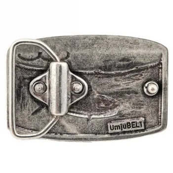 Design Gürtelschnalle Fischdose von Umjubelt