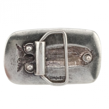 Preview: Design Gürtelschnalle Fish Plate von Umjubelt - hinten