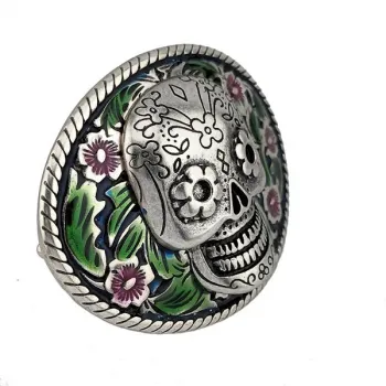 Design Gürtelschnalle Funky Skull von Umjubelt- Seite