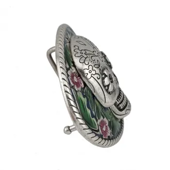 Design Gürtelschnalle Funky Skull von Umjubelt - Seite Detail