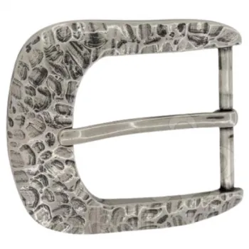 Design-Halbschnalle Cold Work Silber von Umjubelt