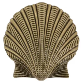 Design Gürtelschnalle Oyster in Gold von Umjubelt