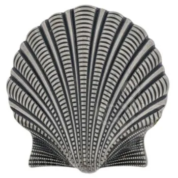 Design Gürtelschnalle Oyster in Silber von Umjubelt