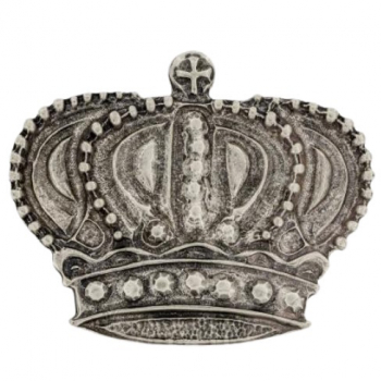 Design Gürtelschnalle Krone Silber von Umjubelt