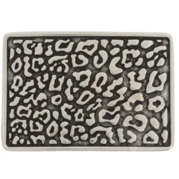 Design Gürtelschnalle Rocky in Silber von Umjubelt