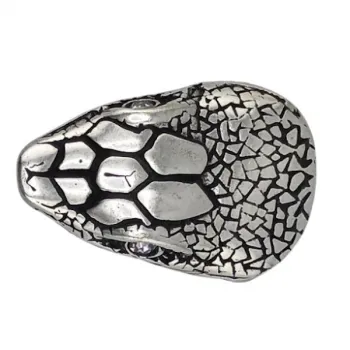 Design Belt Buckle Snake Head silver by Umjubelt