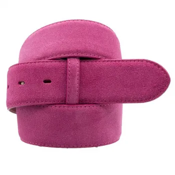 Belt Mellow Nubuck Leather - pink | Umjubelt