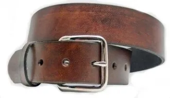 Real-leather-belt-brown