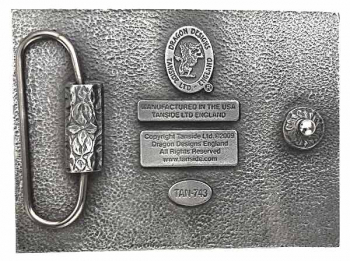 Preview: Belt Buckle Eagle + Spread Wings + Stars back