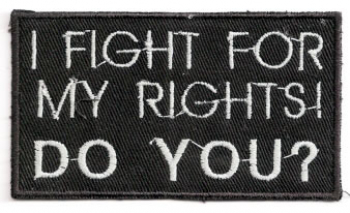 Patch I fight for my rights