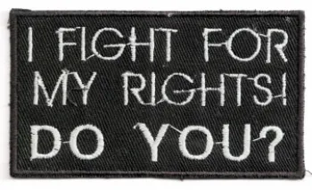 Patch I fight for my rights