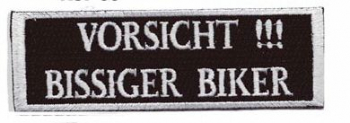 Patch Vorsicht! Bissiger Biker