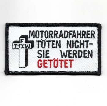 Patch Motorradfahrer töten nicht