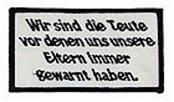 Patch Wir sind die Leute