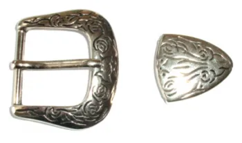 Thorn Buckle Set Texas: buckle with pin + belt tip