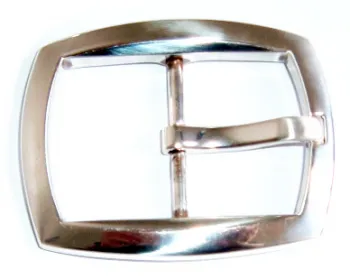 Thorn Buckle highly polished, double bridge, silver