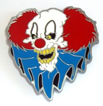 Belt Buckle Motif Evil Clown Pennywise