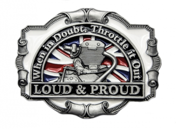 Gürtelschnalle Loud & Proud