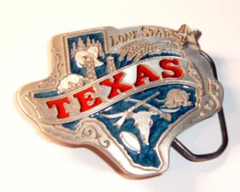 Gürtelschnalle Bundesstaat Texas Lone Star