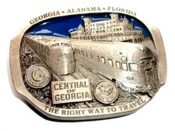 Gürtelschnalle Central of Georgia (Georgia Hauptbahnhof)
