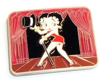 Gürtelschnalle Betty Boop rechteckig