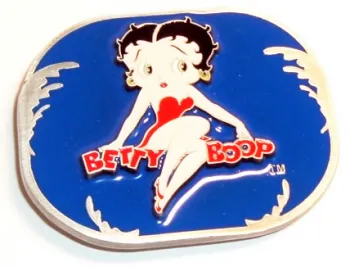 Gürtelschnalle Betty Boop oval