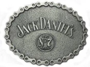 Gürtelschnalle Jack Daniel’s mit Kettenrand