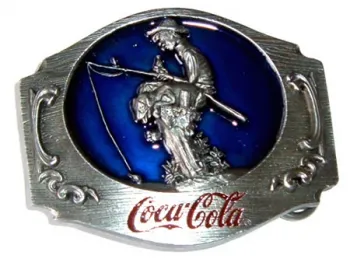 Belt Buckle Coca-Cola Fisherman