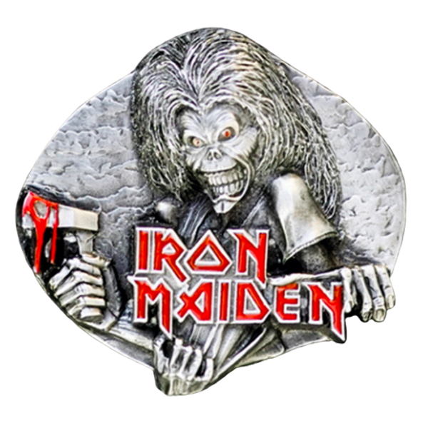 Iron maiden belt clearance buckle
