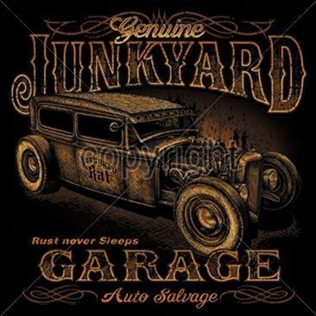 T Shirt Junkyard Buckle