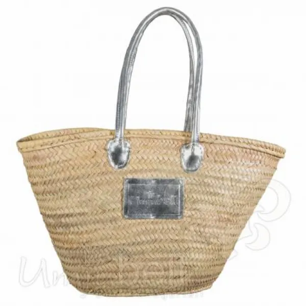 Design Basket Bag Elba silver - handmade by Umjubelt