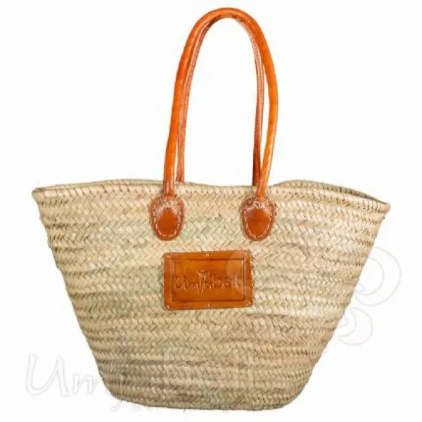 Design Korbtasche Elba cognac - Handarbeit von Umjubelt