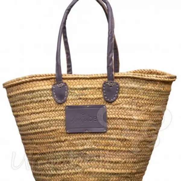 Design Basket Bag Elba grey - handmade by Umjubelt