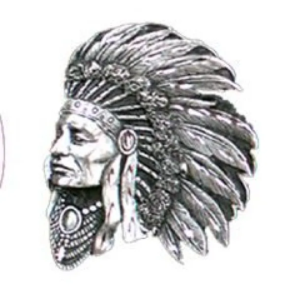 Bolotie Indianerkopf