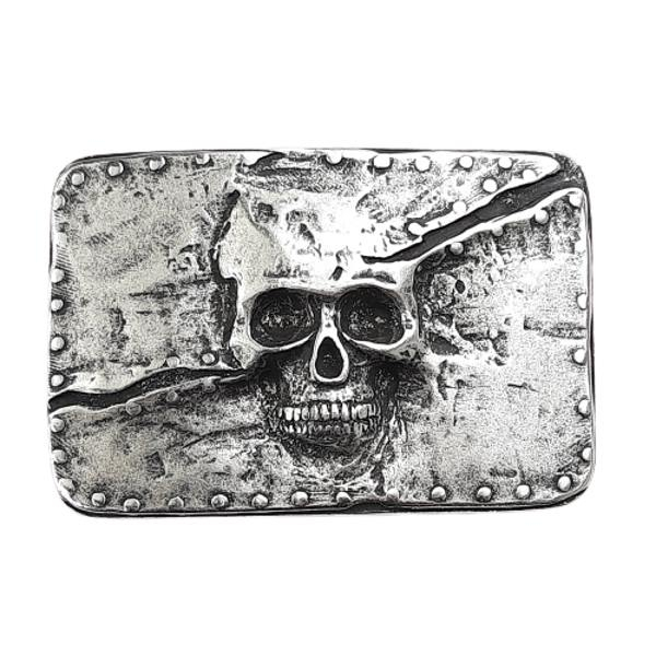 Gürtelschnalle Totenkopf