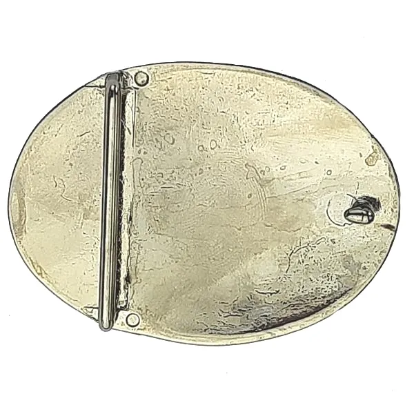 Gürtelschnalle Silber Rückseite