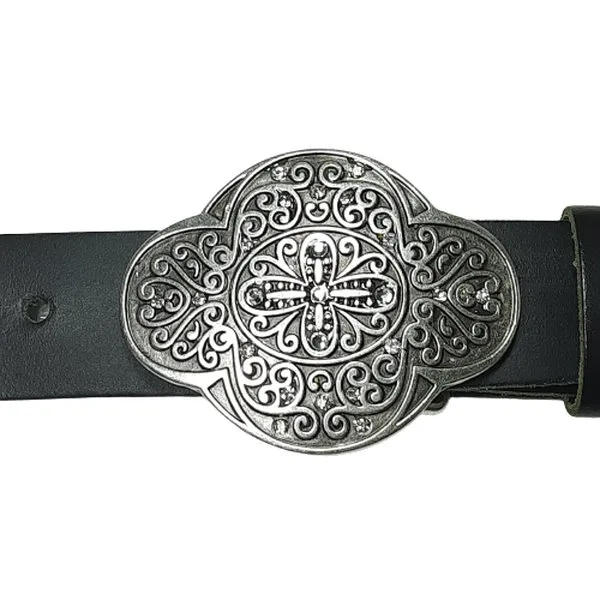 Design Belt Buckle Celtic Ornament Motif with belt