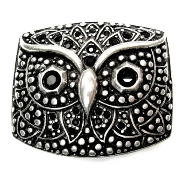 Belt Buckle Design Owl