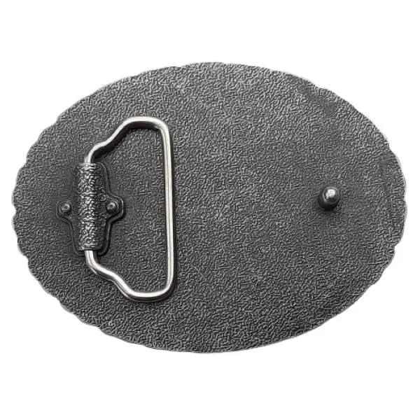 Individuelle Foto Gürtelschnalle Oval Kette hinten