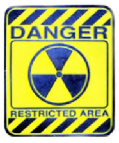 Gürtelschnalle Danger