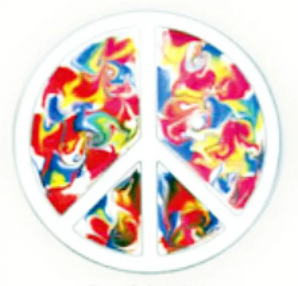 Gürtelschnalle Peacezeichen Gürtelschnalle Peacezeichen