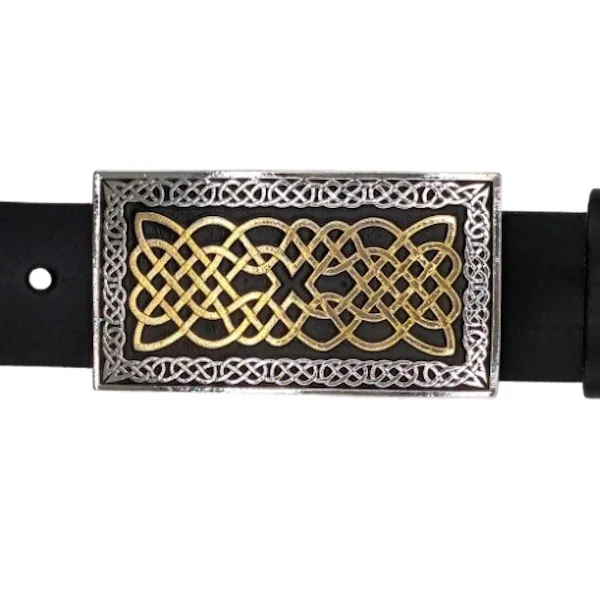 Belt Buckle Celtic Knot - at belt