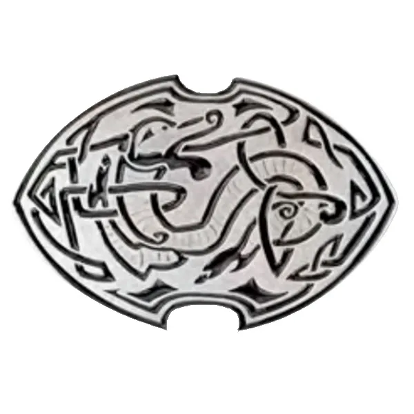 Guertelschnalle Keltische Ornamente